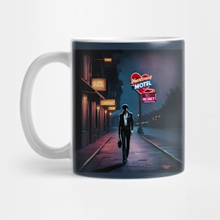 Walking down a lonely street Mug